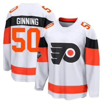 Men's Adam Ginning Philadelphia Flyers 2024 Stadium Series Jersey - White Breakaway