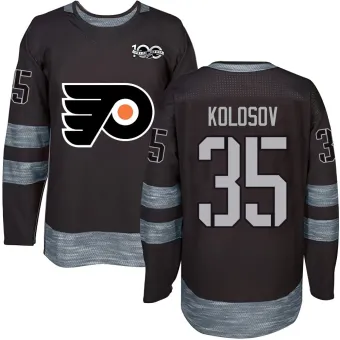 Men's Aleksei Kolosov Philadelphia Flyers 1917-2017 100th Anniversary Jersey - Black Authentic