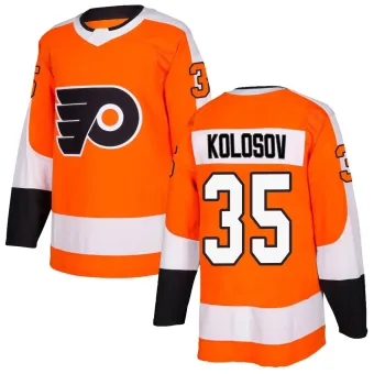 Men's Aleksei Kolosov Philadelphia Flyers Home Jersey - Orange Authentic