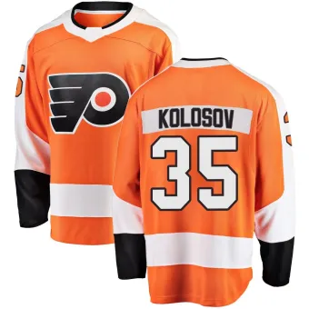 Men's Aleksei Kolosov Philadelphia Flyers Home Jersey - Orange Breakaway