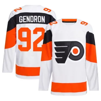 Men's Alexis Gendron Philadelphia Flyers 2024 Stadium Series Primegreen Jersey - White Authentic