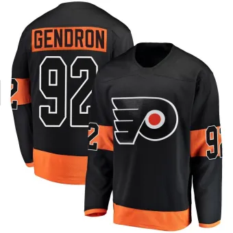 Men's Alexis Gendron Philadelphia Flyers Alternate Jersey - Black Breakaway