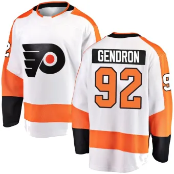 Men's Alexis Gendron Philadelphia Flyers Away Jersey - White Breakaway