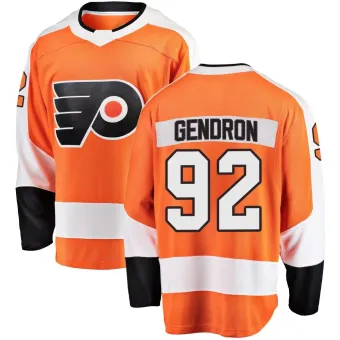 Men's Alexis Gendron Philadelphia Flyers Home Jersey - Orange Breakaway