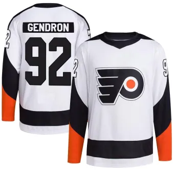 Men's Alexis Gendron Philadelphia Flyers Reverse Retro 2.0 Jersey - White Authentic