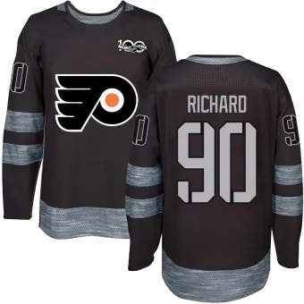 Men's Anthony Richard Philadelphia Flyers 1917-2017 100th Anniversary Jersey - Black Authentic