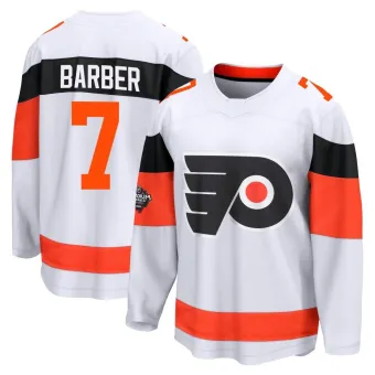 Men's Bill Barber Philadelphia Flyers 2024 Stadium Series Jersey - White Breakaway