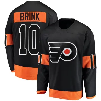 Men's Bobby Brink Philadelphia Flyers Alternate Jersey - Black Breakaway