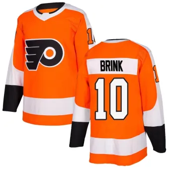 Men's Bobby Brink Philadelphia Flyers Home Jersey - Orange Authentic