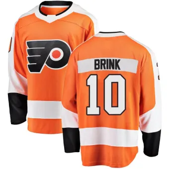 Men's Bobby Brink Philadelphia Flyers Home Jersey - Orange Breakaway