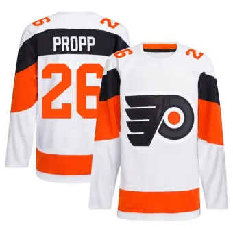 Men's Brian Propp Philadelphia Flyers 2024 Stadium Series Primegreen Jersey - White Authentic