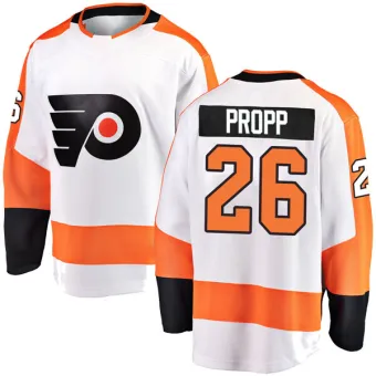 Men's Brian Propp Philadelphia Flyers Away Jersey - White Breakaway