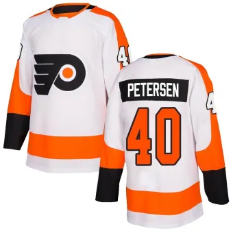 Men's Cal Petersen Philadelphia Flyers Jersey - White Authentic