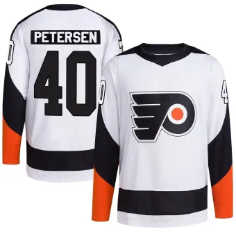 Men's Cal Petersen Philadelphia Flyers Reverse Retro 2.0 Jersey - White Authentic