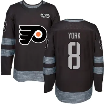 Men's Cam York Philadelphia Flyers 1917-2017 100th Anniversary Jersey - Black Authentic