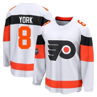 Men's Cam York Philadelphia Flyers 2024 Stadium Series Jersey - White Breakaway