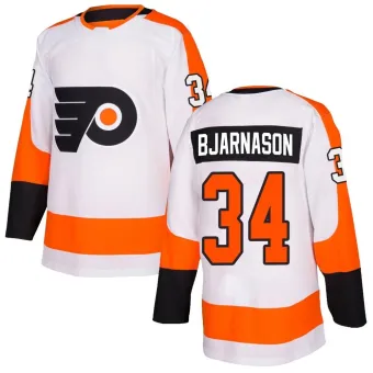 Men's Carson Bjarnason Philadelphia Flyers Jersey - White Authentic