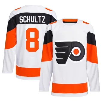 Men's Dave Schultz Philadelphia Flyers 2024 Stadium Series Primegreen Jersey - White Authentic