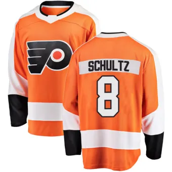 Men's Dave Schultz Philadelphia Flyers Home Jersey - Orange Breakaway