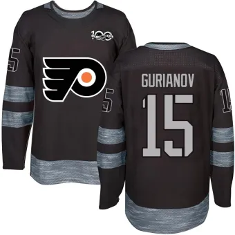 Men's Denis Gurianov Philadelphia Flyers 1917-2017 100th Anniversary Jersey - Black Authentic