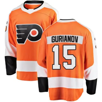 Men's Denis Gurianov Philadelphia Flyers Home Jersey - Orange Breakaway