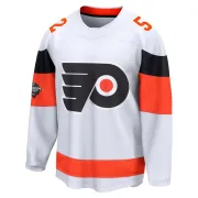 Men's Denver Barkey Philadelphia Flyers 2024 Stadium Series Jersey - White Breakaway