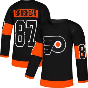 Men's Donald Brashear Philadelphia Flyers Alternate Jersey - Black Authentic