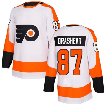 Men's Donald Brashear Philadelphia Flyers Jersey - White Authentic