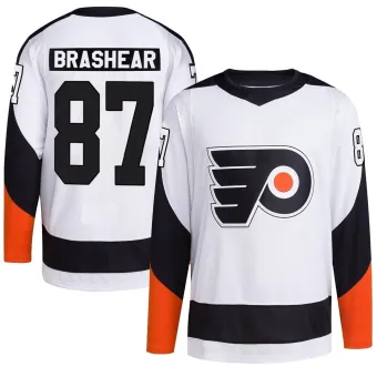 Men's Donald Brashear Philadelphia Flyers Reverse Retro 2.0 Jersey - White Authentic