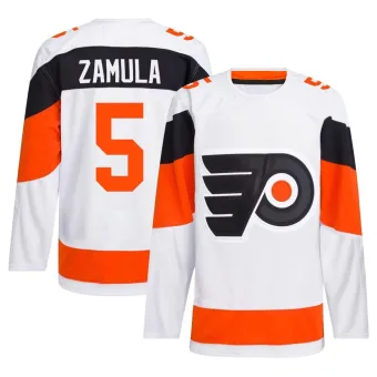 Men's Egor Zamula Philadelphia Flyers 2024 Stadium Series Primegreen Jersey - White Authentic