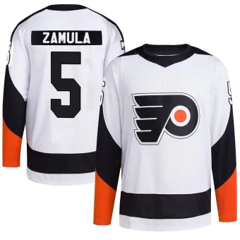 Men's Egor Zamula Philadelphia Flyers Reverse Retro 2.0 Jersey - White Authentic