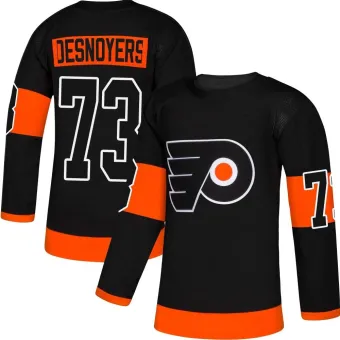 Men's Elliot Desnoyers Philadelphia Flyers Alternate Jersey - Black Authentic