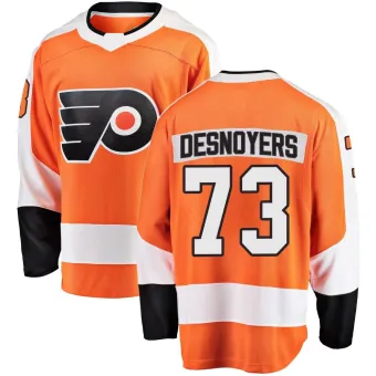 Men's Elliot Desnoyers Philadelphia Flyers Home Jersey - Orange Breakaway