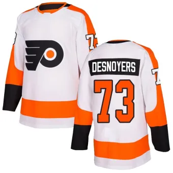 Men's Elliot Desnoyers Philadelphia Flyers Jersey - White Authentic