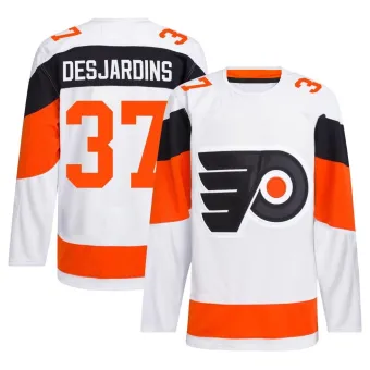 Men's Eric Desjardins Philadelphia Flyers 2024 Stadium Series Primegreen Jersey - White Authentic