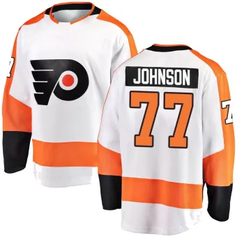 Men's Erik Johnson Philadelphia Flyers Away Jersey - White Breakaway