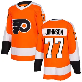 Men's Erik Johnson Philadelphia Flyers Home Jersey - Orange Authentic