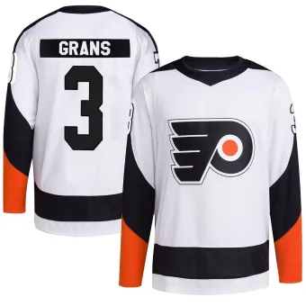 Men's Helge Grans Philadelphia Flyers Reverse Retro 2.0 Jersey - White Authentic