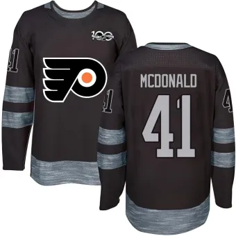 Men's Hunter McDonald Philadelphia Flyers 1917-2017 100th Anniversary Jersey - Black Authentic