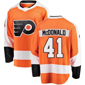 Men's Hunter McDonald Philadelphia Flyers Home Jersey - Orange Breakaway