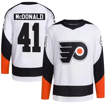 Men's Hunter McDonald Philadelphia Flyers Reverse Retro 2.0 Jersey - White Authentic