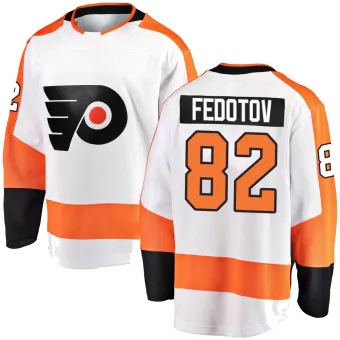 Men's Ivan Fedotov Philadelphia Flyers Away Jersey - White Breakaway