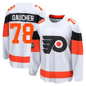 Men's Jacob Gaucher Philadelphia Flyers 2024 Stadium Series Jersey - White Breakaway