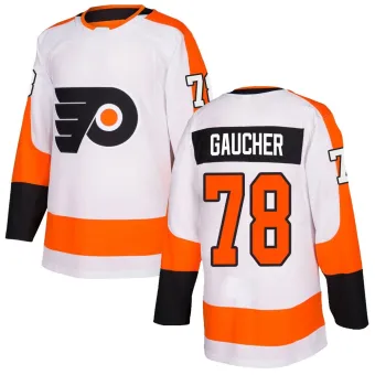 Men's Jacob Gaucher Philadelphia Flyers Jersey - White Authentic