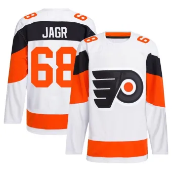 Men's Jaromir Jagr Philadelphia Flyers 2024 Stadium Series Primegreen Jersey - White Authentic