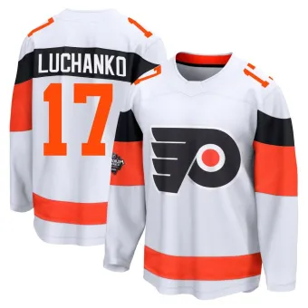 Men's Jett Luchanko Philadelphia Flyers 2024 Stadium Series Jersey - White Breakaway