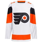 Men's Jett Luchanko Philadelphia Flyers 2024 Stadium Series Primegreen Jersey - White Authentic