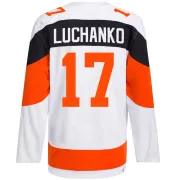 Men's Jett Luchanko Philadelphia Flyers 2024 Stadium Series Primegreen Jersey - White Authentic