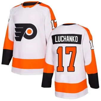 Men's Jett Luchanko Philadelphia Flyers Jersey - White Authentic