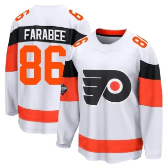 Men's Joel Farabee Philadelphia Flyers 2024 Stadium Series Jersey - White Breakaway